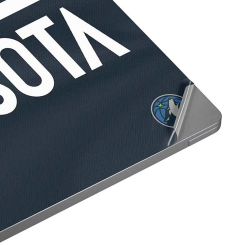 NBA Minnesota Timberwolves Jersey Universal Laptop 16in (13 x 9.4in) Skin