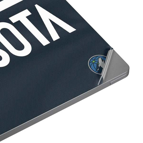 NBA Minnesota Timberwolves Jersey Universal Laptop 17in (13.8 x 10in) Skin