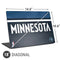 NBA Minnesota Timberwolves Jersey Universal Laptop 18in (14.6 x 10.6in) Skin