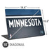 NBA Minnesota Timberwolves Jersey Universal Laptop 18in (14.6 x 10.6in) Skin