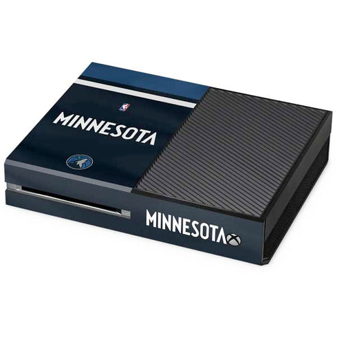NBA Minnesota Timberwolves Jersey Xbox One Console Skin