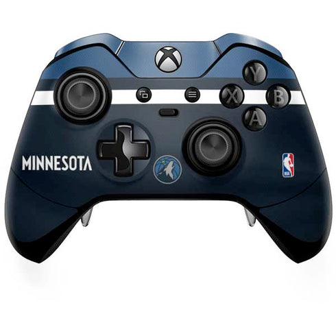 NBA Minnesota Timberwolves Jersey Xbox One Elite Controller Skin