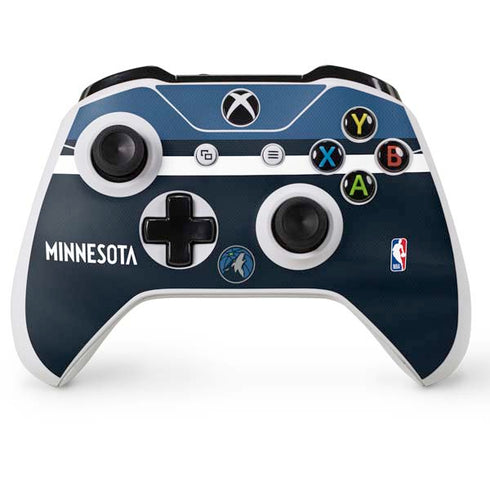 NBA Minnesota Timberwolves Jersey Xbox One S Console and Controller Bundle Skin