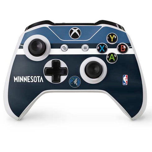 NBA Minnesota Timberwolves Jersey Xbox One X Controller Skin