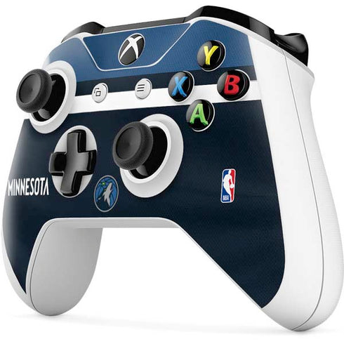 NBA Minnesota Timberwolves Jersey Xbox One X Controller Skin