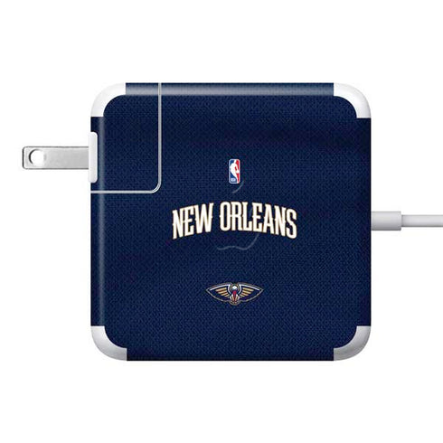 NBA New Orleans Pelicans Jersey 85W Power Adapter (15 and 17 inch MacBook Pro Charger) Skin