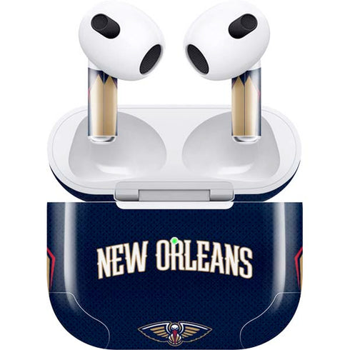 NBA New Orleans Pelicans Jersey Apple AirPods (3rd Gen 2021) Skin