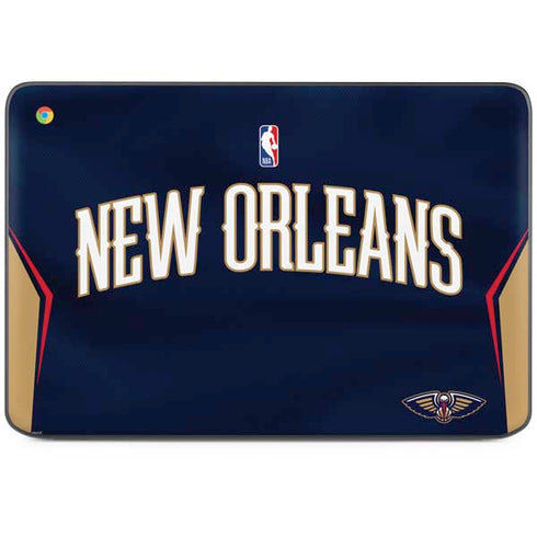 NBA New Orleans Pelicans Jersey HP Chromebook Skin