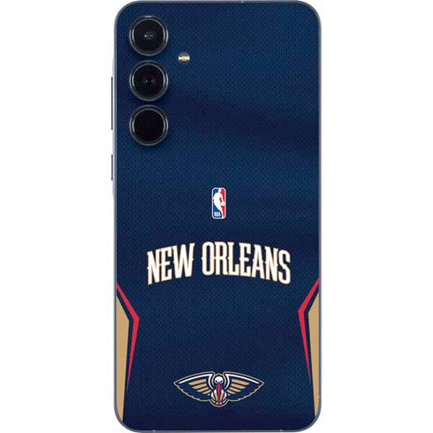 NBA New Orleans Pelicans Jersey Galaxy A35 5G Skin