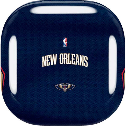 NBA New Orleans Pelicans Jersey Galaxy Buds Live Skin