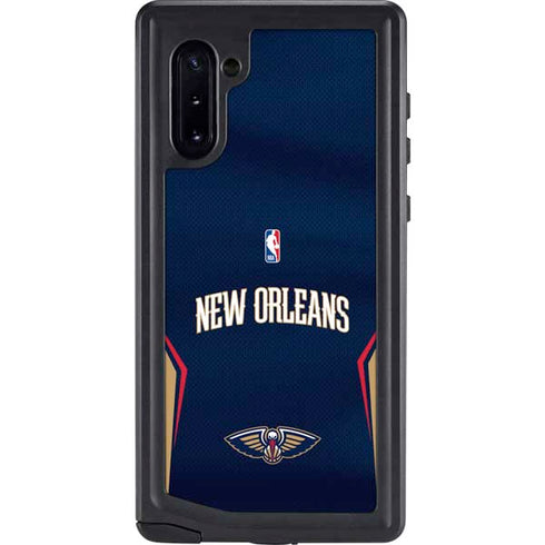 NBA New Orleans Pelicans Jersey Galaxy Note 10 Waterproof Case