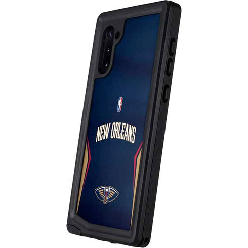 NBA New Orleans Pelicans Jersey Galaxy Note 10 Waterproof Case