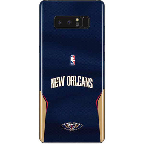 NBA New Orleans Pelicans Jersey Galaxy Note 8 Skin