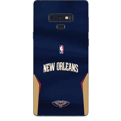 NBA New Orleans Pelicans Jersey Galaxy Note 9 Skin