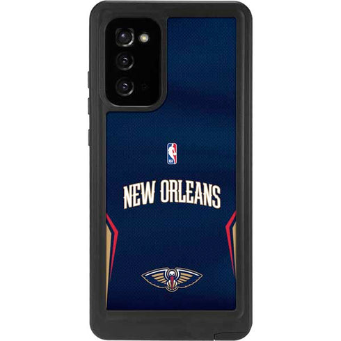 NBA New Orleans Pelicans Jersey Galaxy Note20 5G Waterproof Case