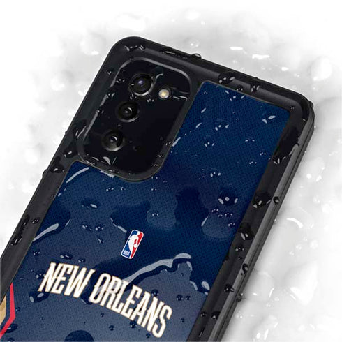 NBA New Orleans Pelicans Jersey Galaxy Note20 5G Waterproof Case