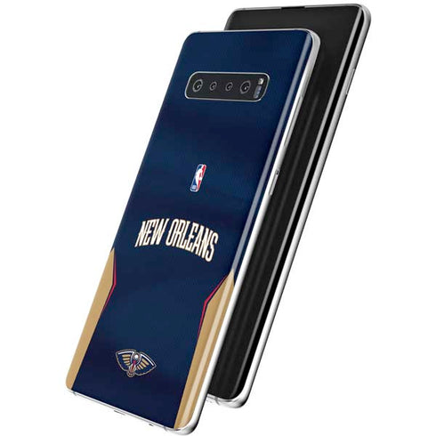 NBA New Orleans Pelicans Jersey Galaxy S10 Plus Skin