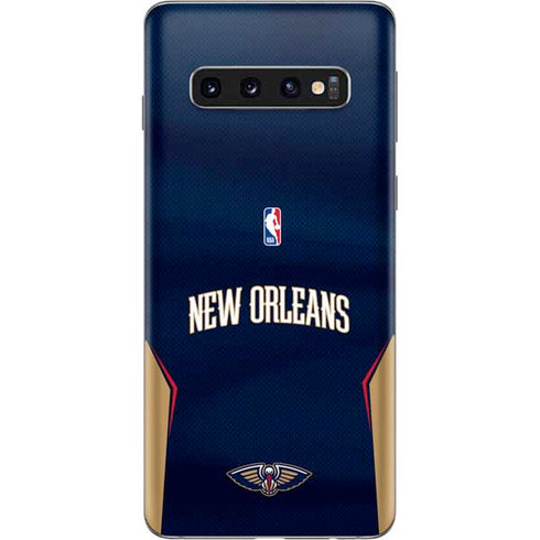 NBA New Orleans Pelicans Jersey Galaxy S10 Skin