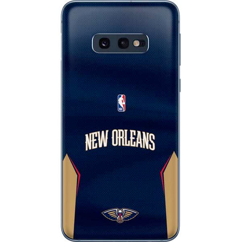 NBA New Orleans Pelicans Jersey Galaxy S10e Skin
