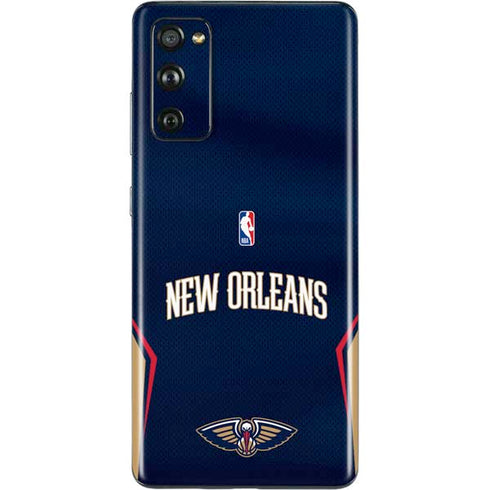 NBA New Orleans Pelicans Jersey Galaxy S20 Fan Edition Skin