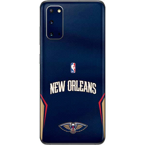 NBA New Orleans Pelicans Jersey Galaxy S20 Skin