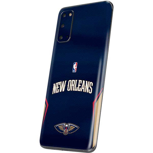 NBA New Orleans Pelicans Jersey Galaxy S20 Skin