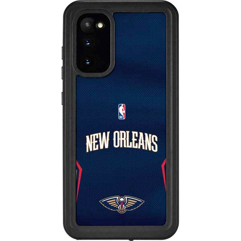 NBA New Orleans Pelicans Jersey Galaxy S20 Waterproof Case