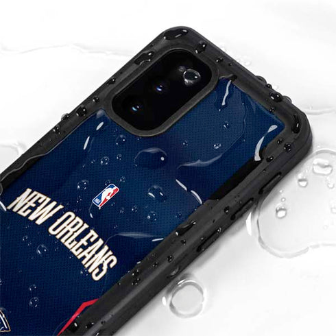 NBA New Orleans Pelicans Jersey Galaxy S20 Waterproof Case