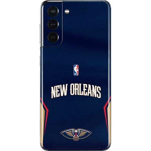 NBA New Orleans Pelicans Jersey Galaxy S21 5G Skin