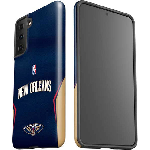 NBA New Orleans Pelicans Jersey Galaxy S21 FE Pro Case