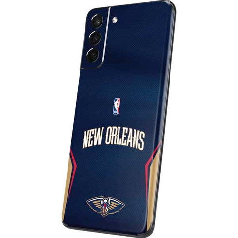 NBA New Orleans Pelicans Jersey Galaxy S21 Plus 5G Skin