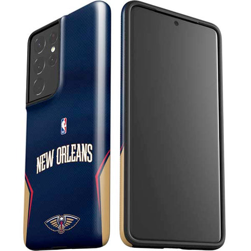 NBA New Orleans Pelicans Jersey Galaxy S21 Ultra 5G Pro Case
