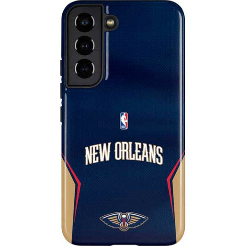 NBA New Orleans Pelicans Jersey Galaxy S22 Pro Case