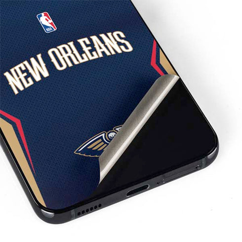 NBA New Orleans Pelicans Jersey Galaxy S22 Skin