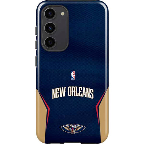 NBA New Orleans Pelicans Jersey Galaxy S23 Plus Pro Case