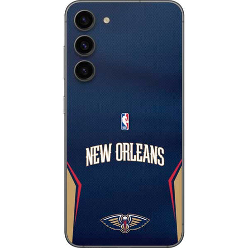 NBA New Orleans Pelicans Jersey Galaxy S23 Plus Skin