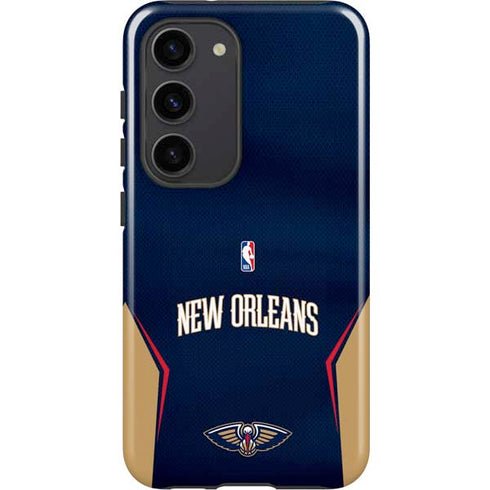 NBA New Orleans Pelicans Jersey Galaxy S23 Pro Case