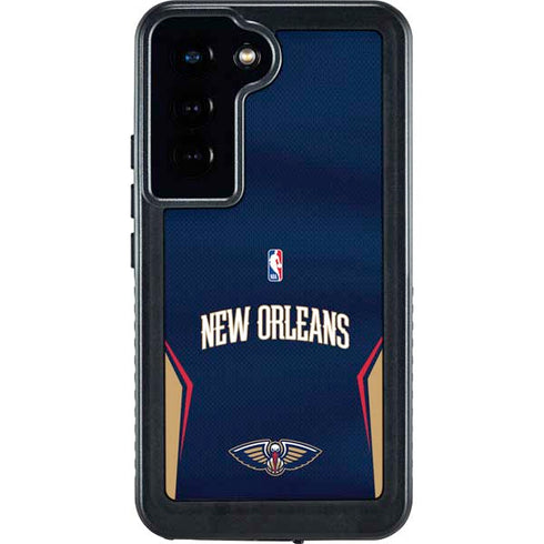 NBA New Orleans Pelicans Jersey Galaxy S23 Waterproof Case