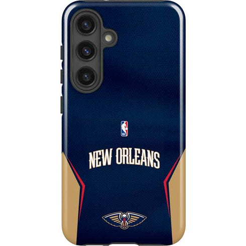 NBA New Orleans Pelicans Jersey Galaxy S24 Impact Case