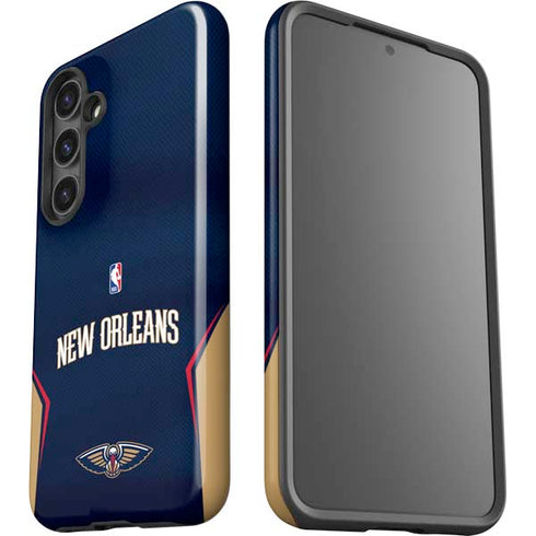 NBA New Orleans Pelicans Jersey Galaxy S24 Plus Impact Case