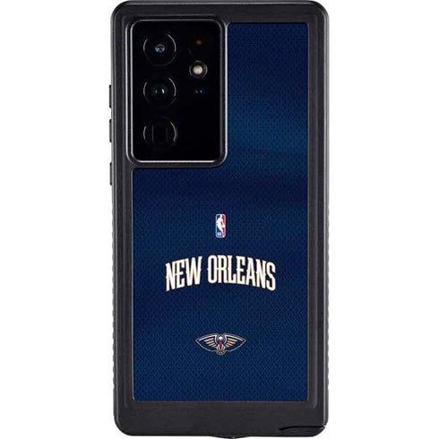 NBA New Orleans Pelicans Jersey Galaxy S24 Ultra Waterproof Case
