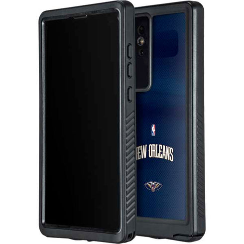NBA New Orleans Pelicans Jersey Galaxy S24 Ultra Waterproof Case