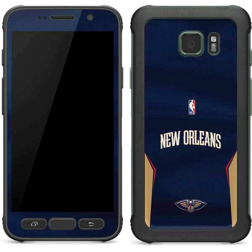 NBA New Orleans Pelicans Jersey Galaxy S7 Active Skin