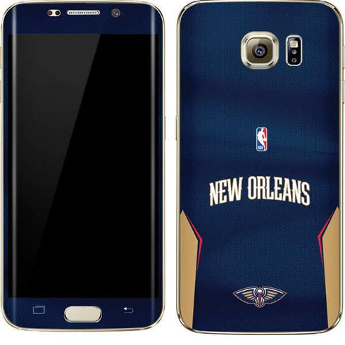 NBA New Orleans Pelicans Jersey Galaxy S7 Edge Skin