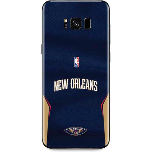 NBA New Orleans Pelicans Jersey Galaxy S8 Plus Skin