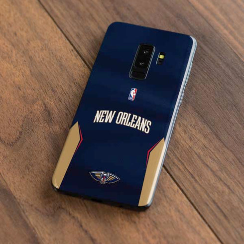 NBA New Orleans Pelicans Jersey Galaxy S9 Plus Skin