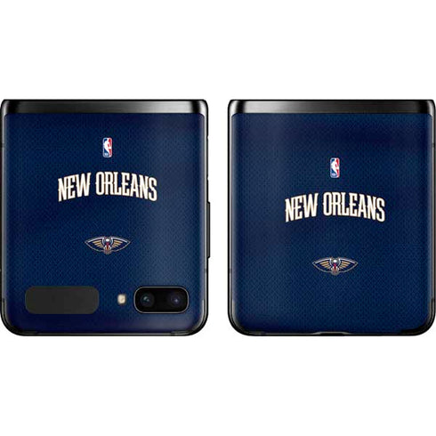 NBA New Orleans Pelicans Jersey Galaxy Z Flip Skin