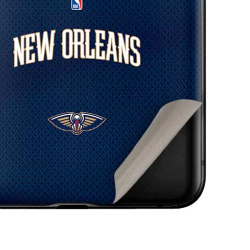 NBA New Orleans Pelicans Jersey Galaxy Z Flip Skin