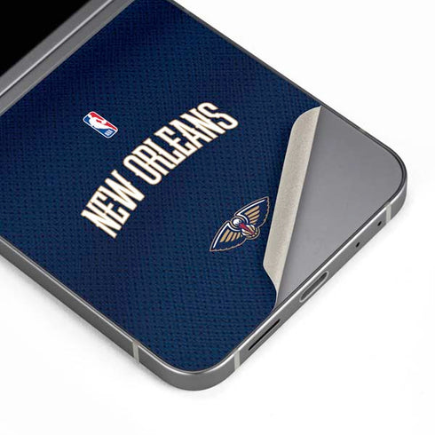 NBA New Orleans Pelicans Jersey Galaxy Z Flip6 Skin