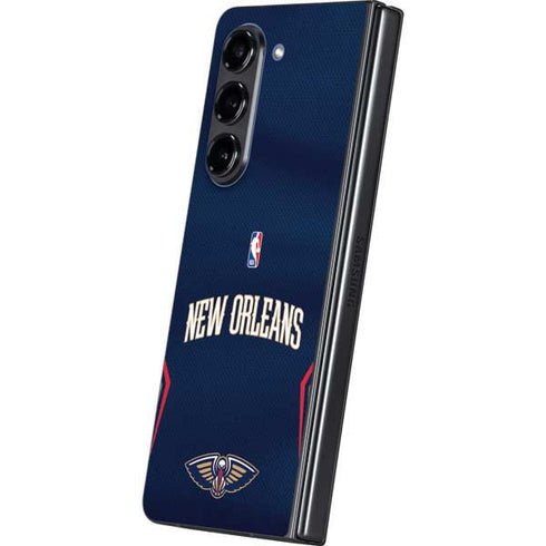 NBA New Orleans Pelicans Jersey Galaxy Z Fold5 5G Skin